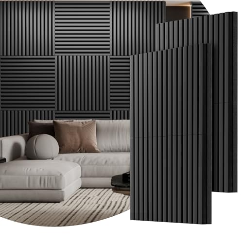 PrimeZone 4-Pack Wood Acoustic Wall Panels