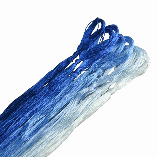 Image of Mulberry Silk Floss Embroidery Thread Floss-Cross Stitch Threads China Silk Woven Jewelry Threads DIY Sewing Kits (104)