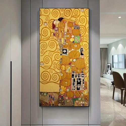 Affiches sur toile de femme vintage étreinte romantique 30x60