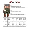 VAYAGER-Womens-Lightweight-Cargo-Shorts-for-HikingCamping-and-Travel-with-6-Pockets-Quick-Dry-Water-Resistant VAYAGER Women's Hiking Cargo Shorts Quick Dry Lightweight Stretch Shorts Golf Fishing Outdoor Casual Shorts Green X-Large