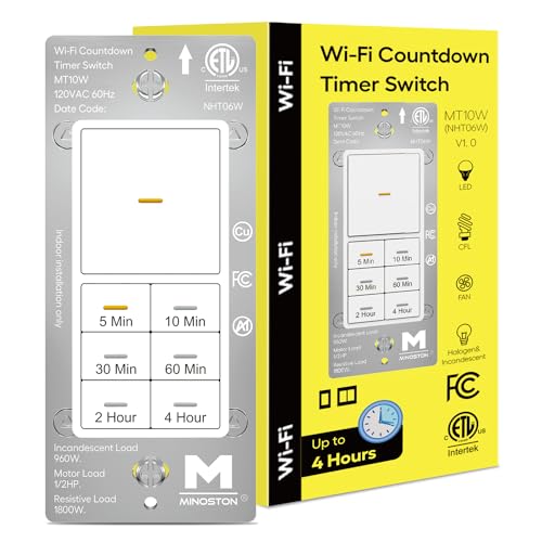 Minoston Countdown Timer Switch MT10W