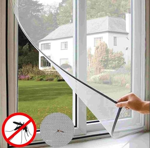 Tela Mosquiteiro Magnética para Janela Cortina de Proteção Contra Insetos Mosquito 150cm X 180cm