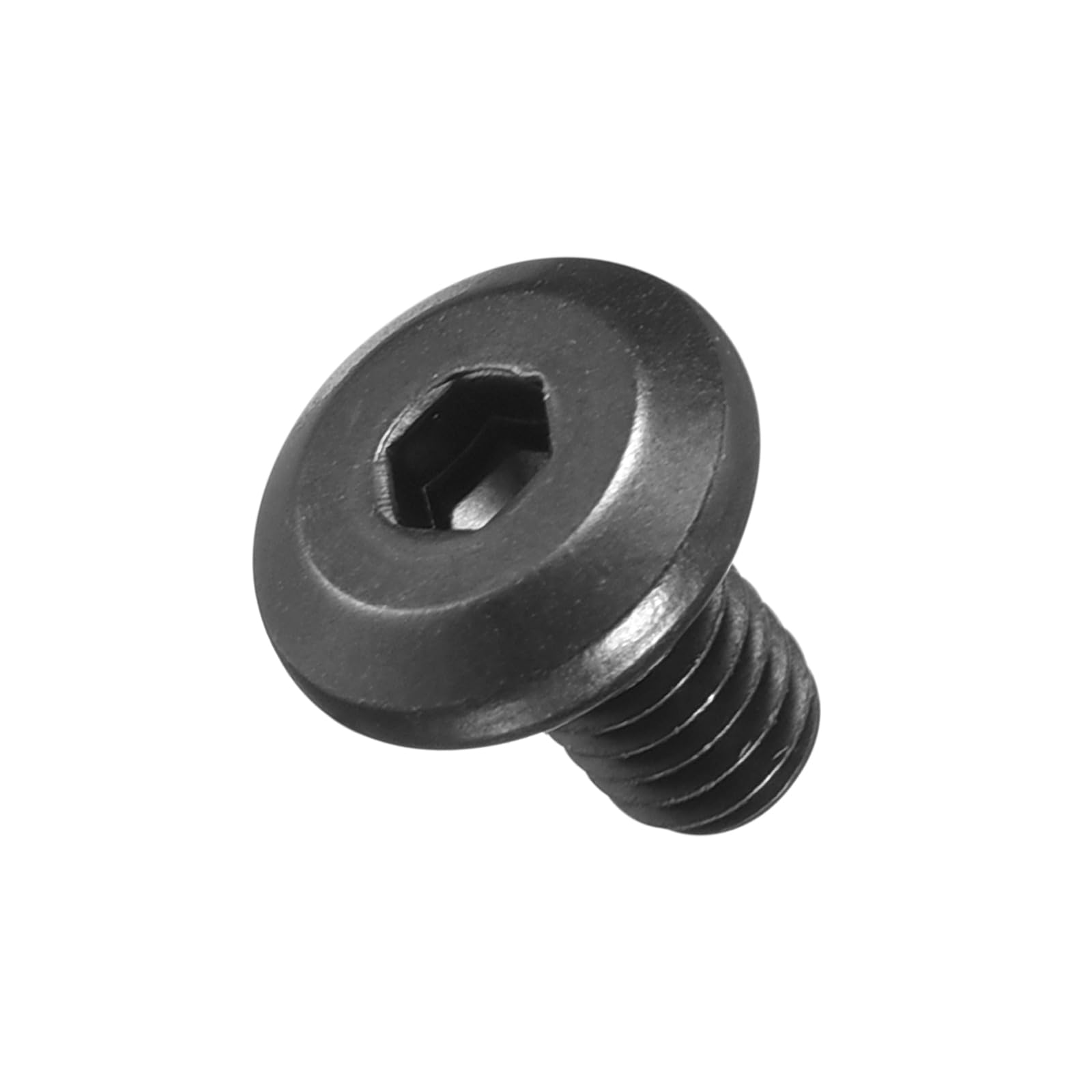 METALLIXITY Flat Head Hex Socket Cap Screws Bolts(M4-0.7x6) 50Pcs, Steel Hex Socket Furniture Bolts Screws