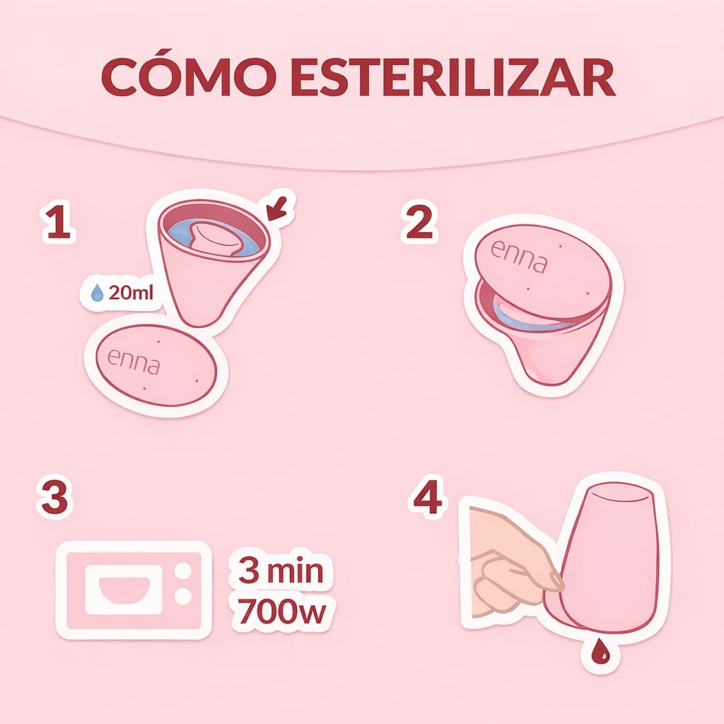 enna cycle easy - 1 kubek menstruacyjny, ROZMIAR M
