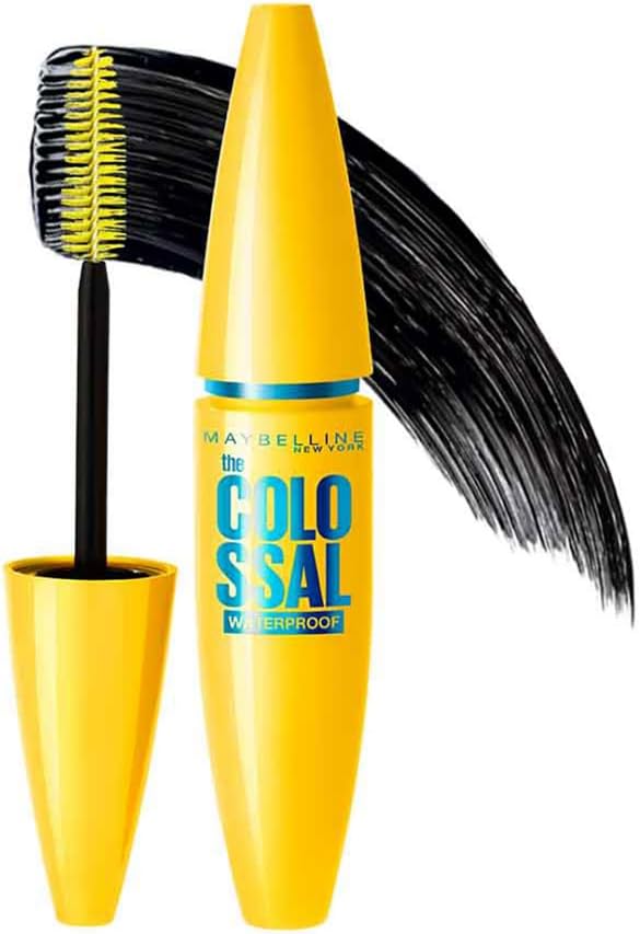 Maybelline New York Mascara, Volumizing & Lengthening, Waterproof, Black, Volume Express Colossal, 10ml