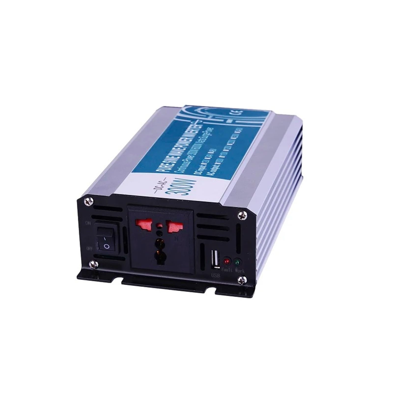 Convertidor Adaptador 300W/600W Inversor Onda Sinusoidal para Pura DC 12V/24V/48V A AC 110V/220V, Inversor Fuera Red, Trabajo Energía Panel Batería Solar inversor
