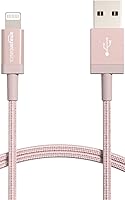 Vista 9 de Yaxa Basics Cable de carga USB-A a Lightning, cable trenzado de nailon, cargador certificado MFi para Apple iPhone 14, 13, 12, 11 X Xs Pro, Pro