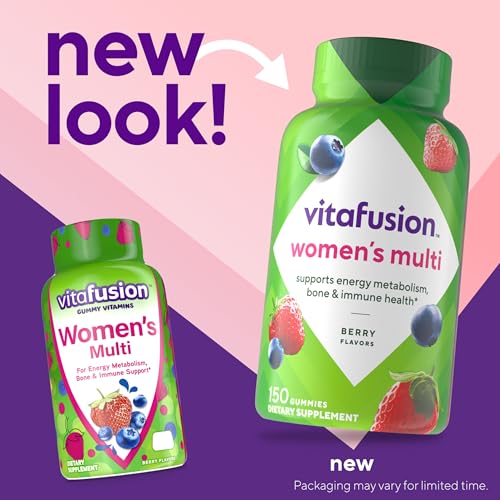 Vitafusion Women's Multivitamin Gummy | Yummy Berry Flavor | 150 Gummies - image 2