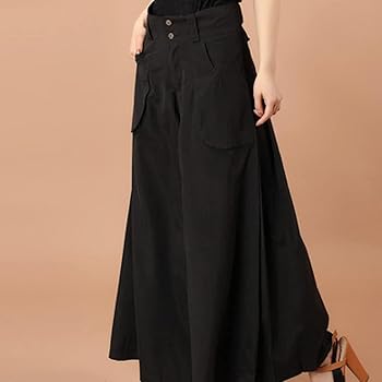 Sylaiwao Women's Wide Leg Pants, Summer Casual Loose Fitting