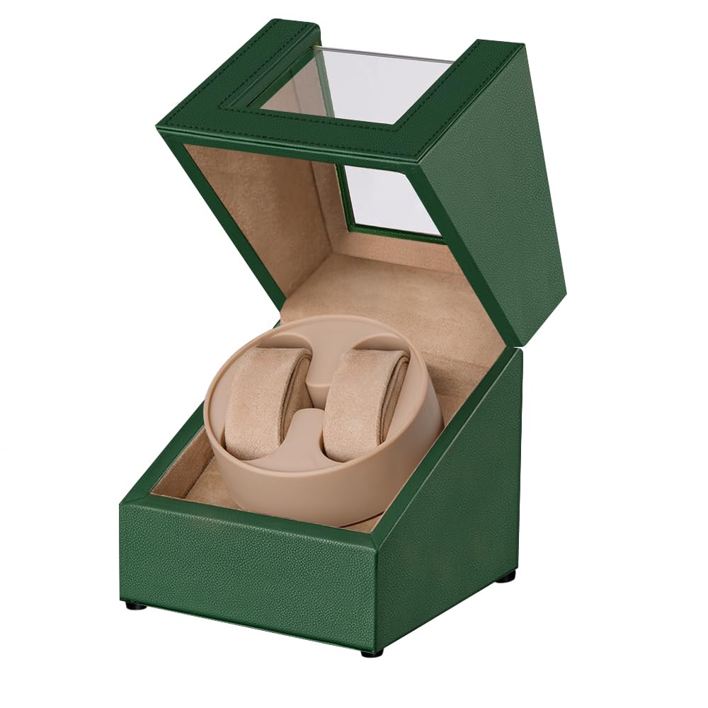 Watch Winder for Automatic Watches,Automatic Watch Winder Box,Double Watch Winder with Quiet Japanese Motor,USB Type C