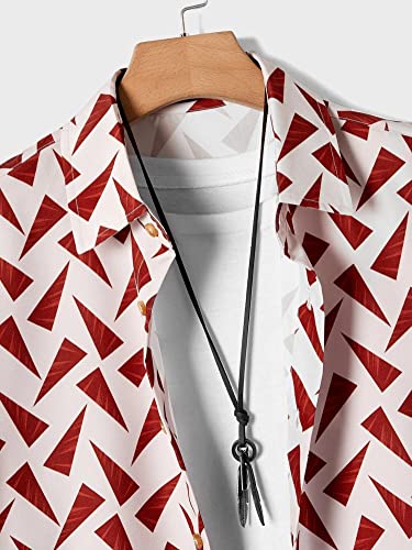 Image of Leriya Fashion Men's Rayon Shirt - Summer Button Down Shirts | Half Sleeve Printed |Formal |Casual Stylish (Available in Plus Size)