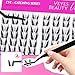 VEYESBEAUTY Lash Clusters Individual Eyelash Extensions Thin & Invisible Band DIY False Eyelashes for Self-application Eye-Catching Series Wispy Lash Tray, Bunny 8-18mm Mixed Length