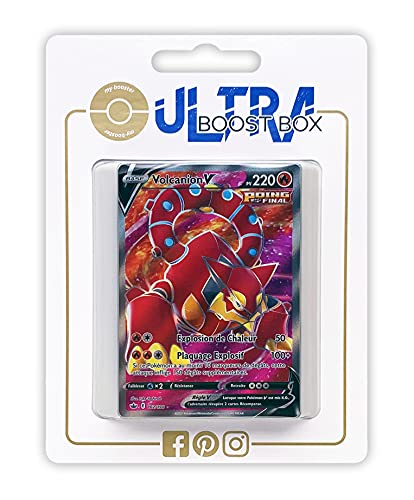 Volcanion V 162/198 Full Art Poing Final - Coffret Cadeau 10 Cartes Pokémon