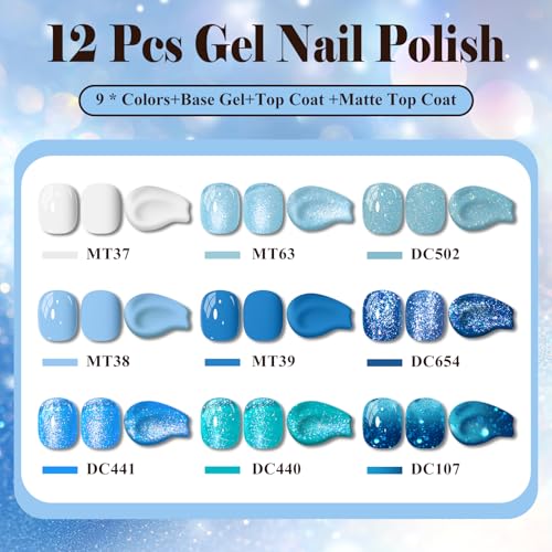 Kit de esmalte en gel MTSSII con lámpara UV LED, set 3 miniatura 7