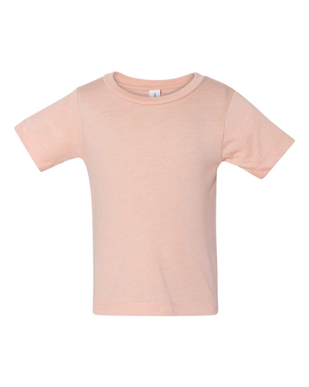 Bella + Canvas Infant Triblend Short Sleeve T-Shirt 12-18MOS PEACH TRIBLEND