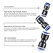 TAILONZ PNEUMATIC 30 pcs Straight Push Connectors Plastic Quick Release Connectors Air Line Fittings for 1/4 5/16 3/8 Tube (2 Way)