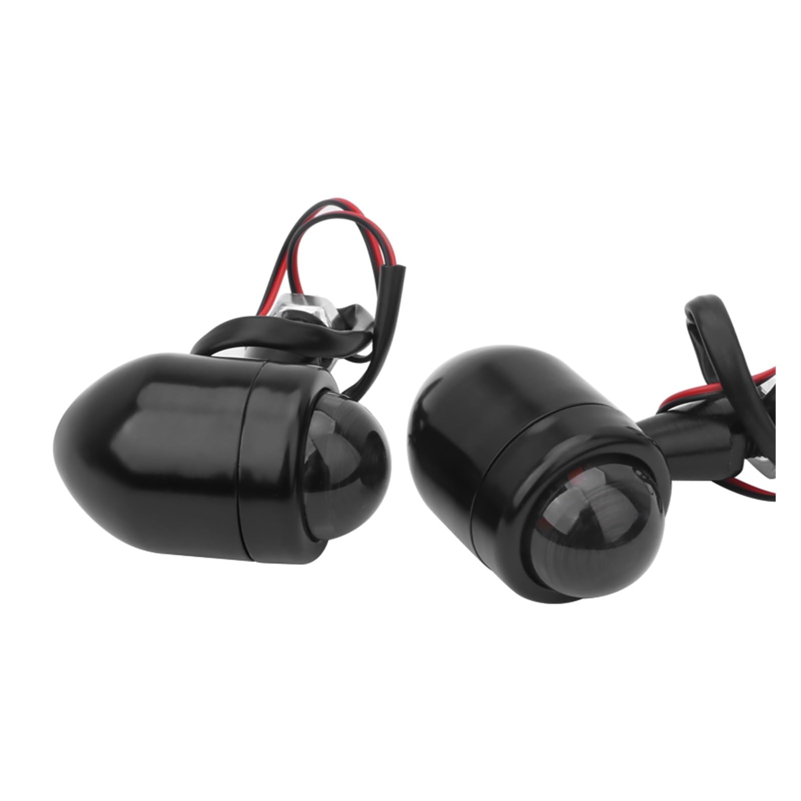 Indicateurs De Virage De Moto Moto Universelle 12V Noir Clignotant Indicateur Lumière Ambre Accessoires