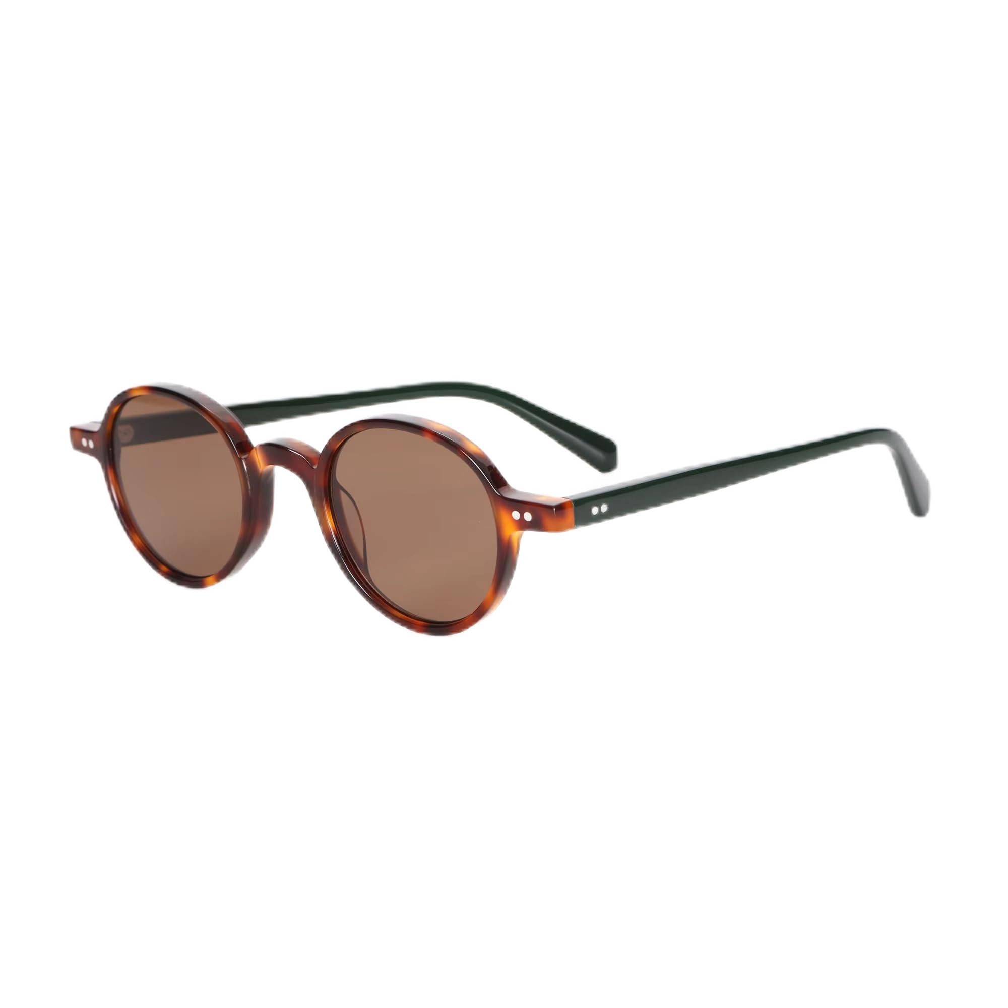 Okulary przeciwsłoneczne Retro Niche Classic, okrągłe, z włókna octanowego, modne, UV400