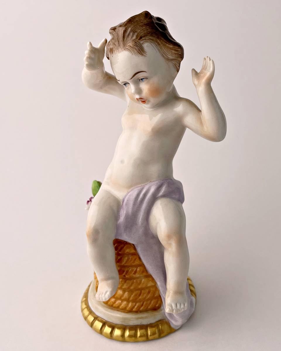 Amazon.co.jp: Sitzendorf シッツェンドルフ ドイツ 子供 フィギュリン