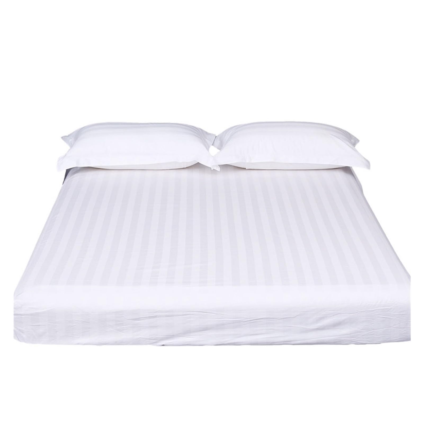 Sábana bajera de algodón satinado premium de estilo hotelero con bolsillo de 25cm
