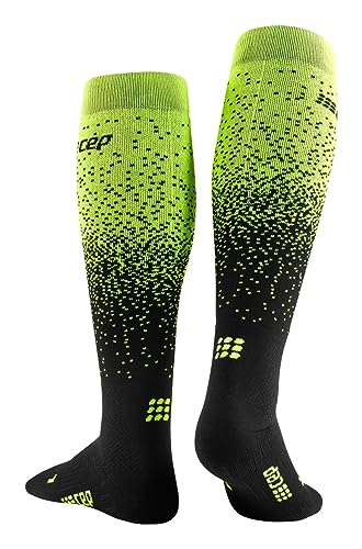 Image of CEP Women's Winter Compression Snowfall Design Ski and Snowboard Socks