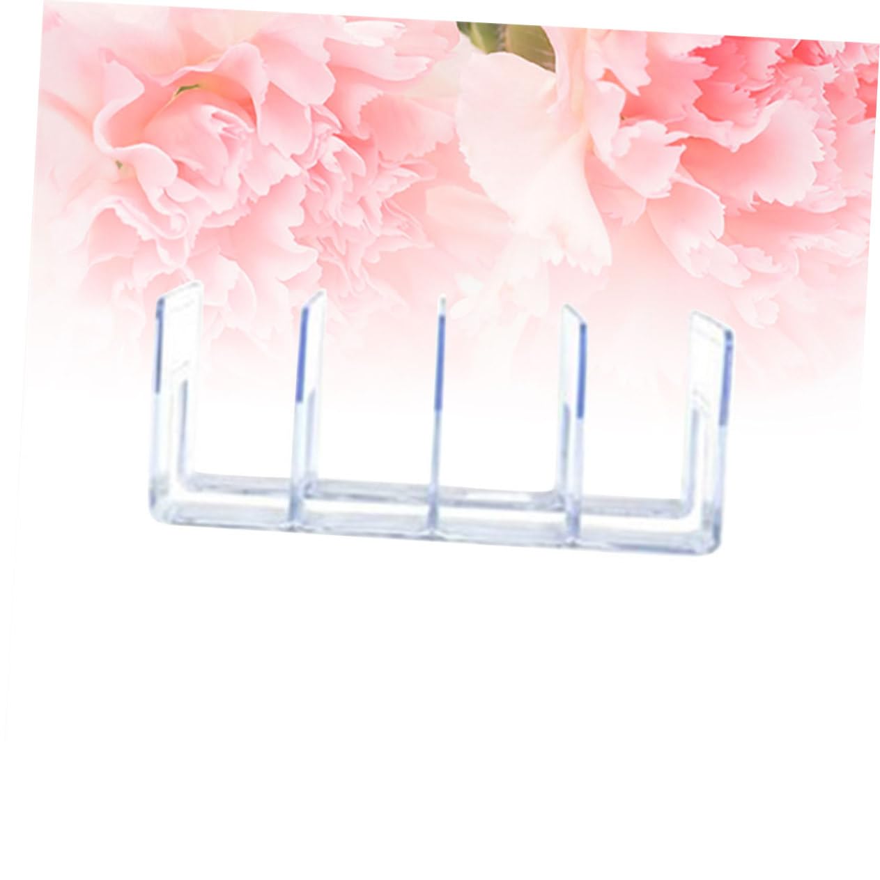 Parliky Elegant Bookends for Bookshelf Acrylic Bookend Rack Organize Your Books at Home