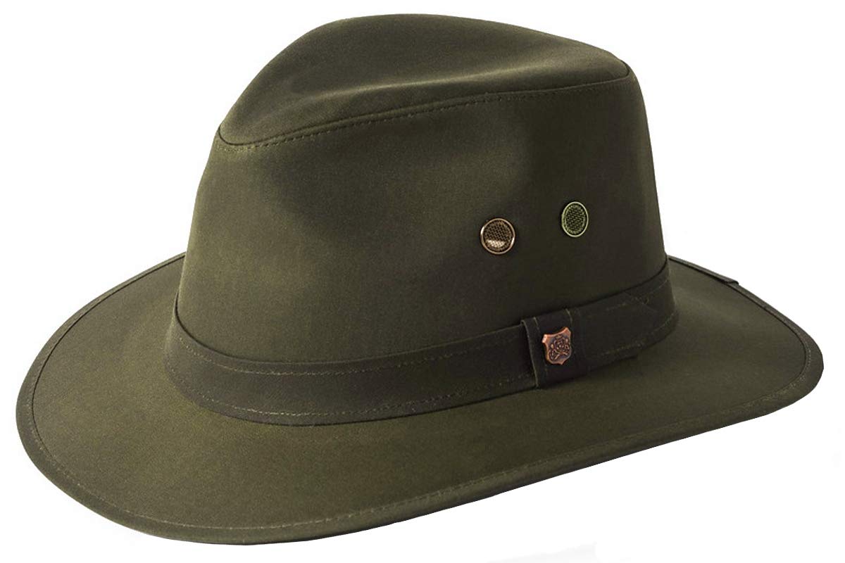 Failsworth Millinery Wax Drifter Fedora (Latest Version) - Olive, Large (59cm)
