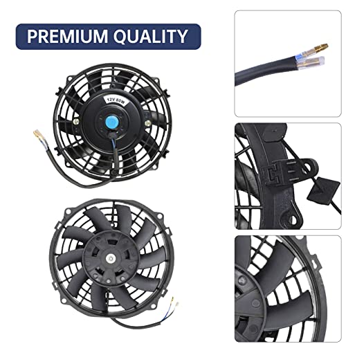 Batoneco MT005007 7 Inch Electric Radiator Cooling Fan Assembly Kit,High Performance Cooling Radiator Fan thumb #2