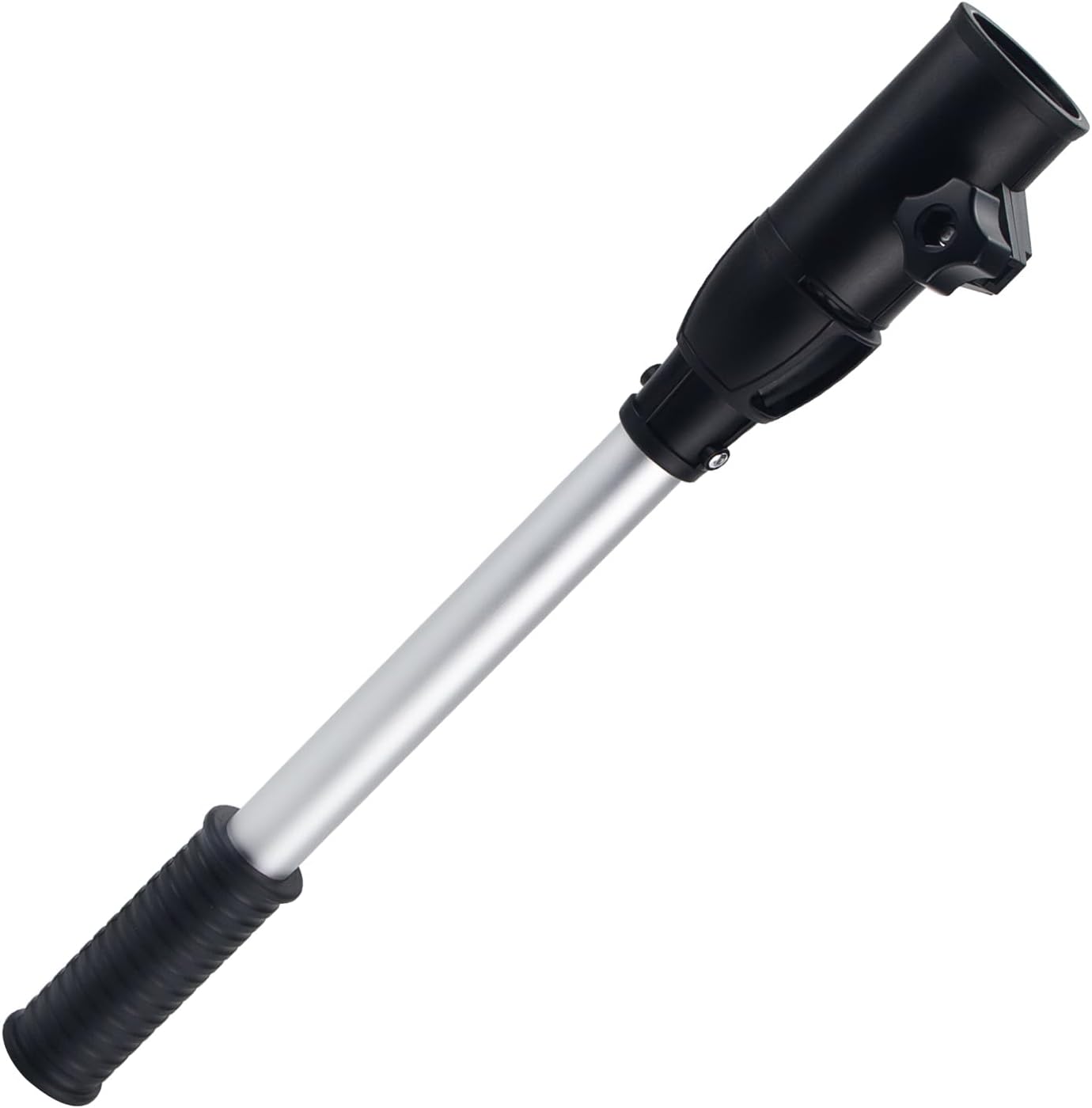 Tiller Extension Handle for Outboard & Trolling Motors - Anodized Aluminum Tube Corrosion Resistant, TPR Soft Rubber Anti Slip Handle, Twist Lock Sleeve,17.5 Inches