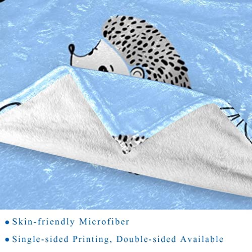 Couverture douce et confortable motif hérisson lavable en machine - 3