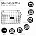 X-cosrack Detachable Hanging Wall Files Rack&3-Tier Metal Folder Wall File Holder with Tag Slot Mounts on Wall and Door for Office, Home, and Work Easy Organizing,Black(Patent Pending)
