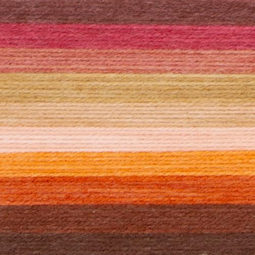 Image of Lion Brand Yarn, Mandala DK Lightweight Yarn for Knitting, Crochet, and Crafts, Banshee, 1 Pack, Self-Striping Acrylic Fiber for Baby Blankets, Multicolor Shawls and Variegated Cardigans
