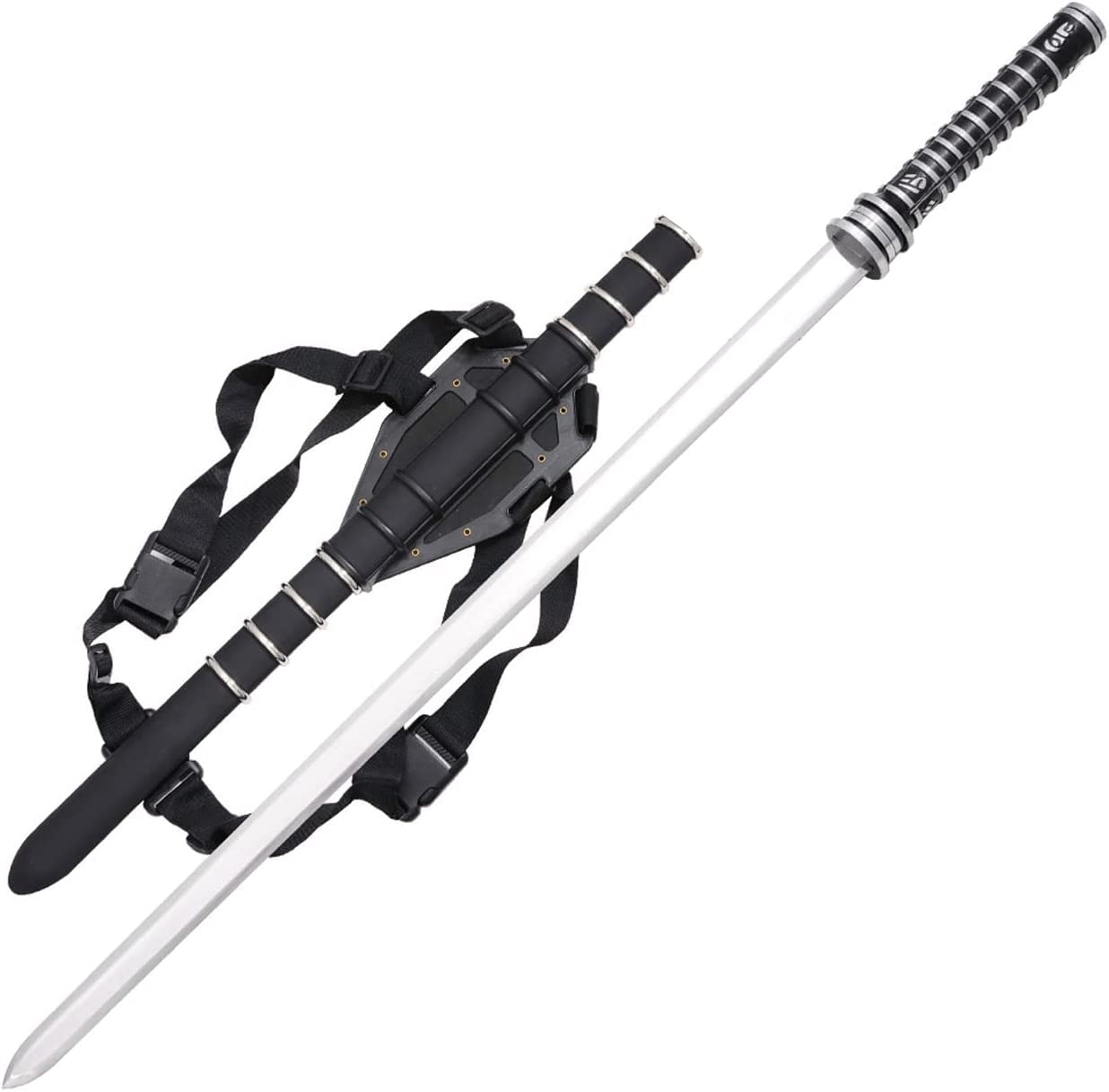 37” Fantasy Warrior Steel Blade Sword Cosplay Costume Replica Gift Metal Weapon