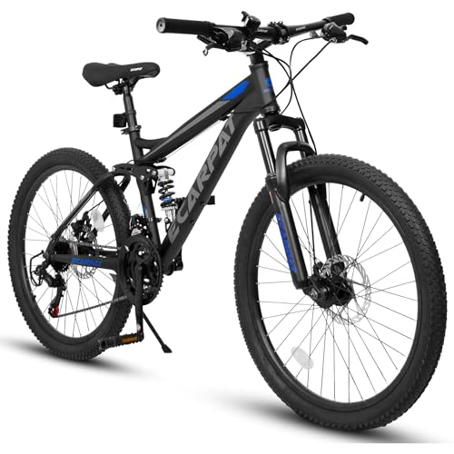 Ecarpat 26" Full Suspension Mountain Bike 21-Speed