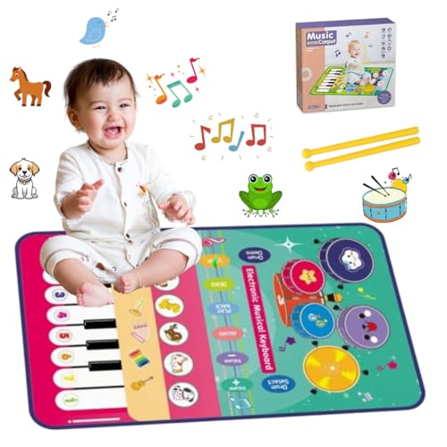 Tapete Musical Interativo Infantil Kids, 6 Modos, Efeitos Sonoros...