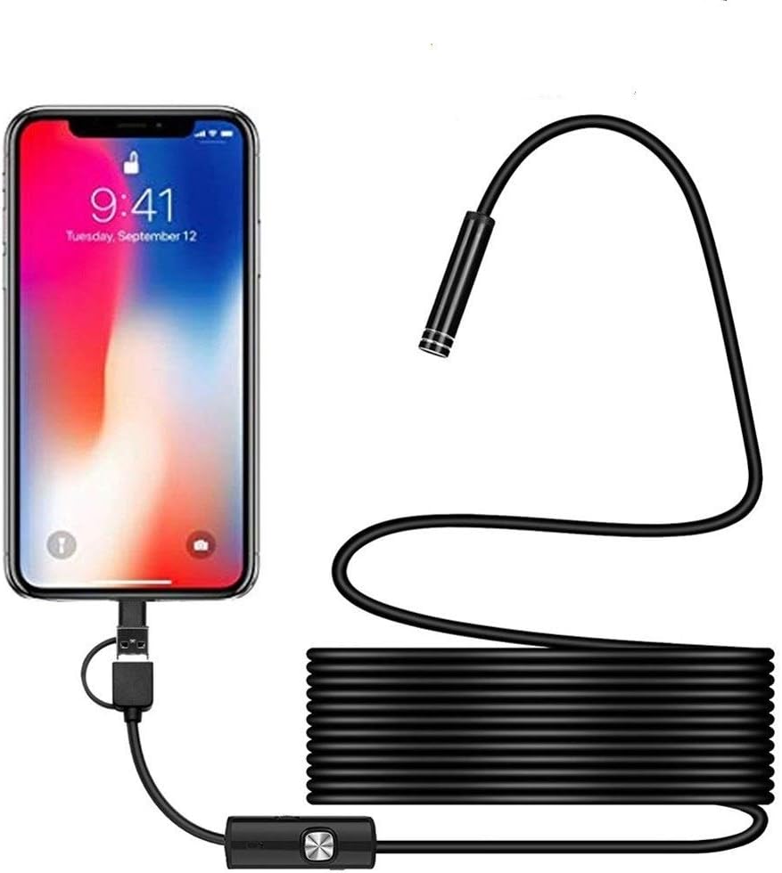 Borescope Usb Android Camera Endoscope 1m 2m Arlington Mall Micro Inspection 5m