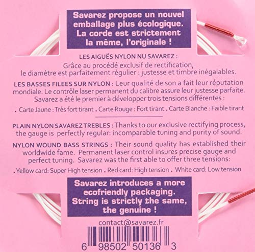 Savarez 655843 snaren voor klassieke gitaar Traditional Concert 529R enkele snaar - G3W standaard - geschikt voor set 520P, 520P1, 520P3 - Image 3