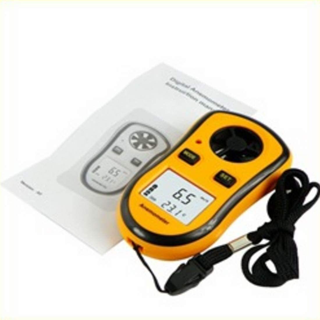 JJJ Anemometro Digital Anemometro Digital Anemometro Vento velocità velocità Misurazione Temperatura Misurazione Easy di Alta precisione Piccole Dimensioni Portatile Comoda