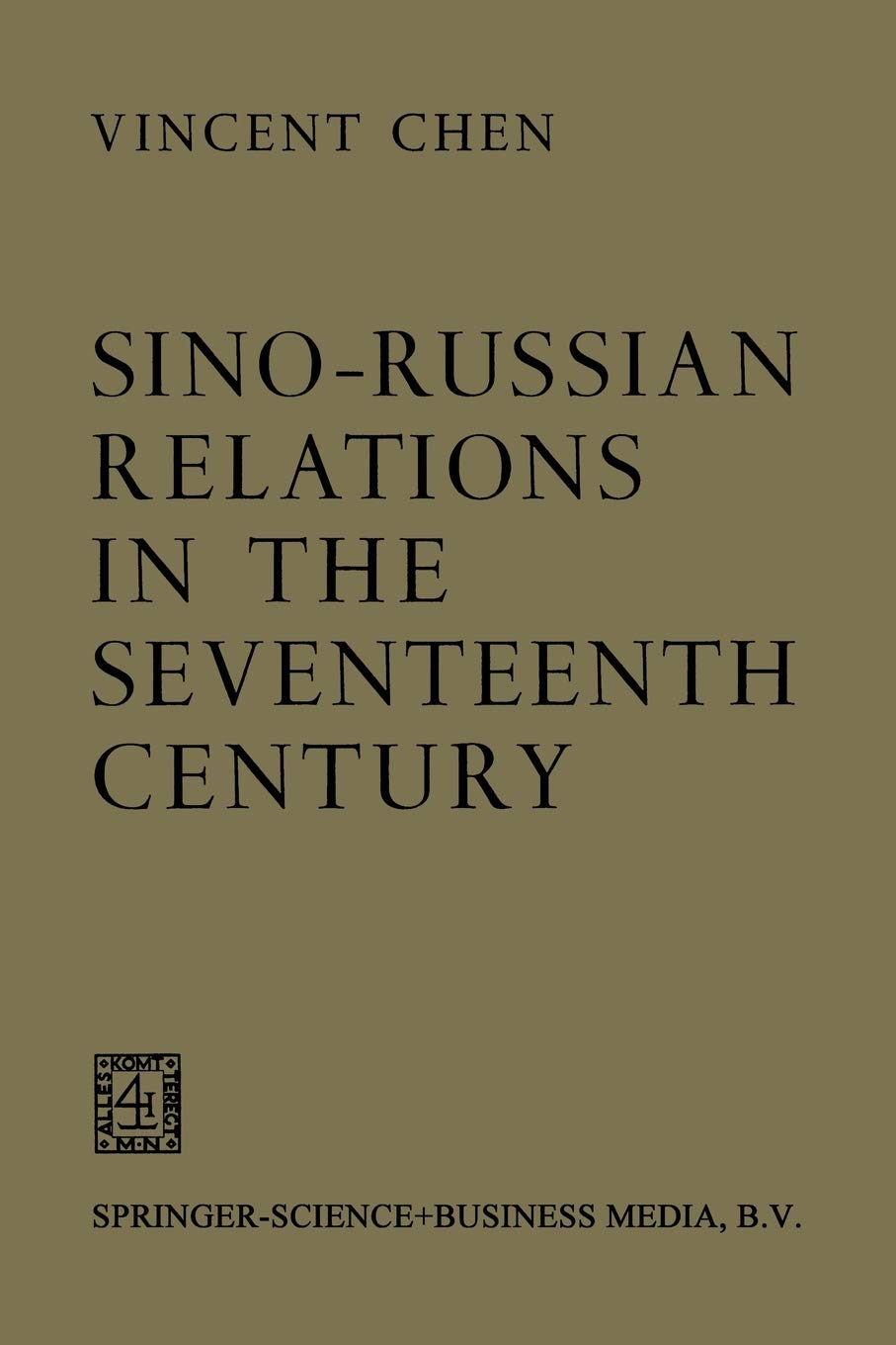 Sino-Russian Relations in the Seventeenth Century