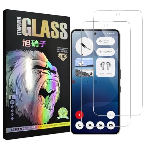 対応 Nothing Phone 3a ガラスフィルム 指紋認証対応【2枚セット-AGC旭硝子-】 nothing phone 3a フイルム Nothing Phone3a 液晶保護フィルム さらさら 強化ガラス ケース 【硬度9H 耐衝撃 飛散防止 気