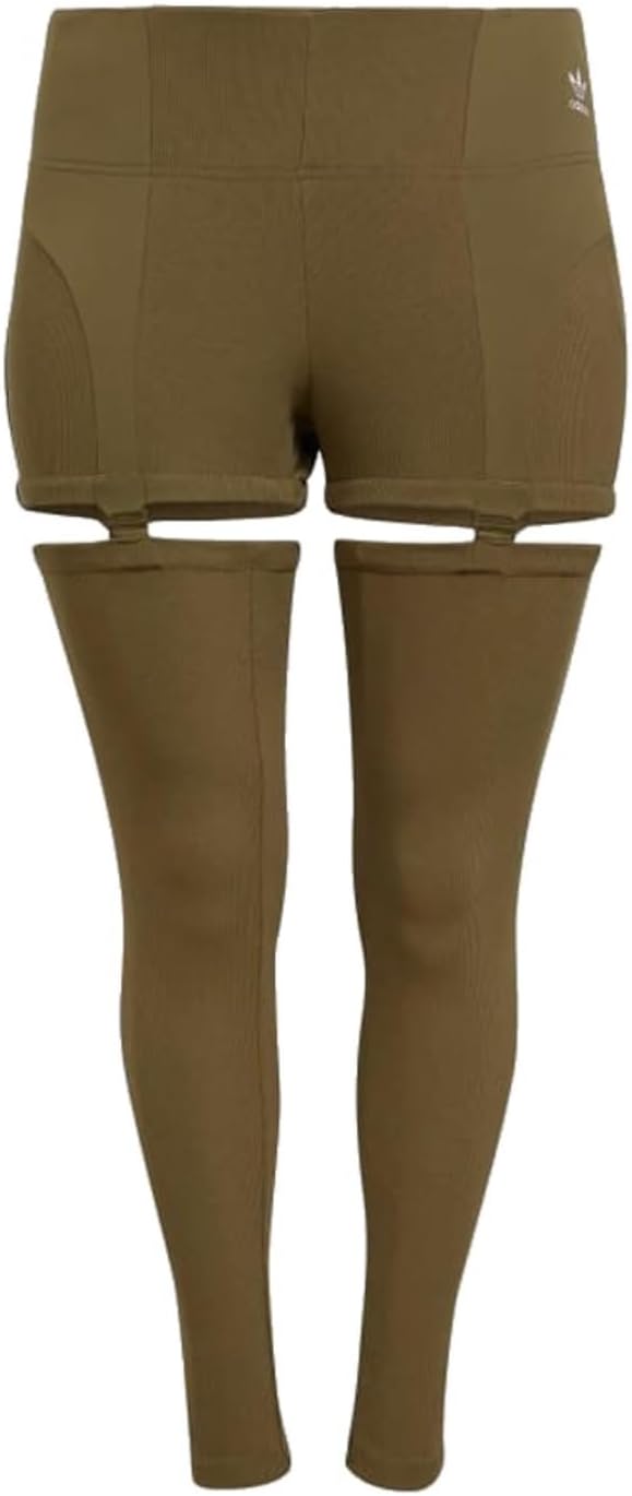 olive green adidas tights