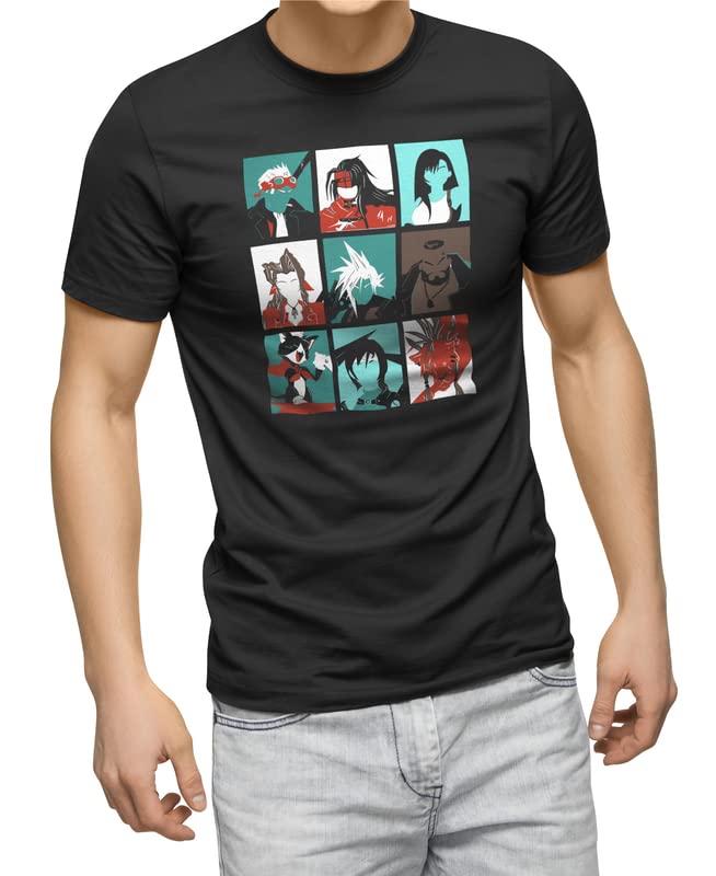 Holteez Final Fantasy 7 - Camiseta unisex de comedia pop Art
