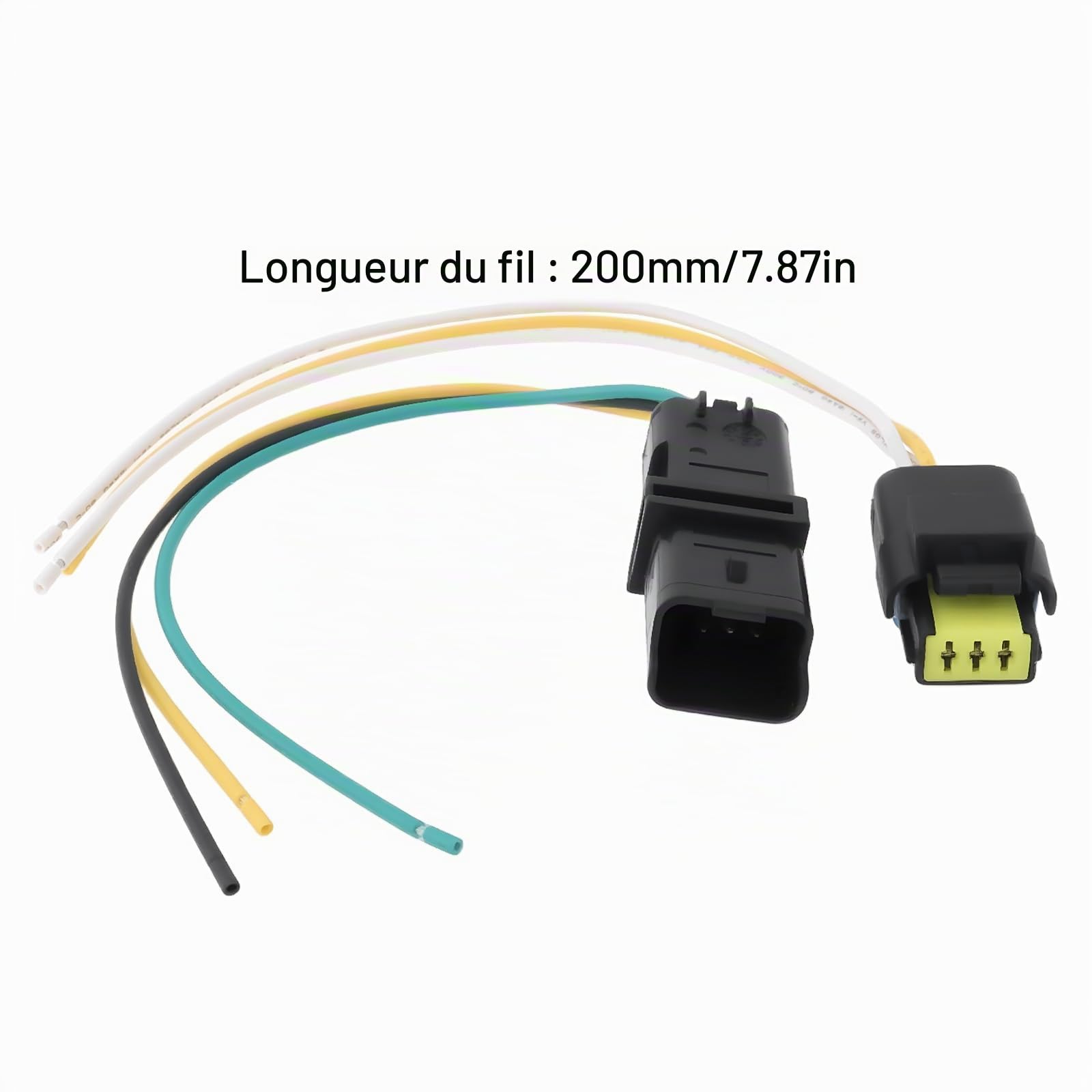 OTOTEC Lot de 2 connecteurs à 3 broches pré-câblés 211PC032S0049+211PL032S0049 pour capteur de voiture