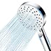 Handheld Shower Head, Wodgreat High Pressure 5 Settings Powerful Spray Head with Flexible 60 Inch Stainless Steel Hose, Adjustable Swivel Ball Bracket Mount, No Leaking, Easy to Install, Chrome