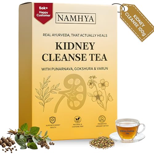 Image of Namhya Herbal Tea for Kidney Support 100g (50 Cups) | Ayurvedic Blend with Punarnava, Gokshura & Varun | Supports Urinary Health & Wellness | Natural, Caffeine Free, No Preservatives