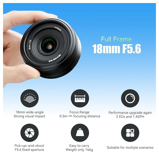 7artisans 18mm F5.6 Prime Mirrorless Lens