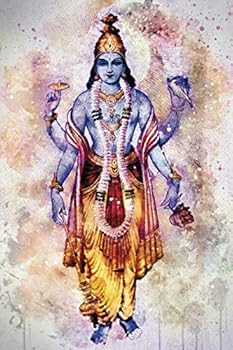 Watercolor Vishnu : Blank Lined Notebook, Journal or Diary