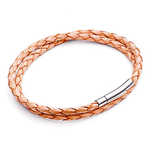 Tribal Steel Bracciale da donna a doppio filo