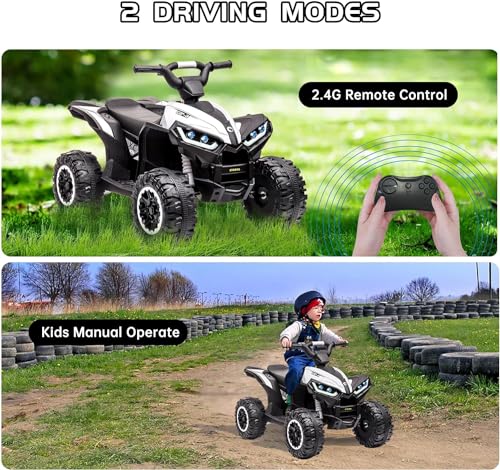 GarveeLife 12V Kids ATV Pink