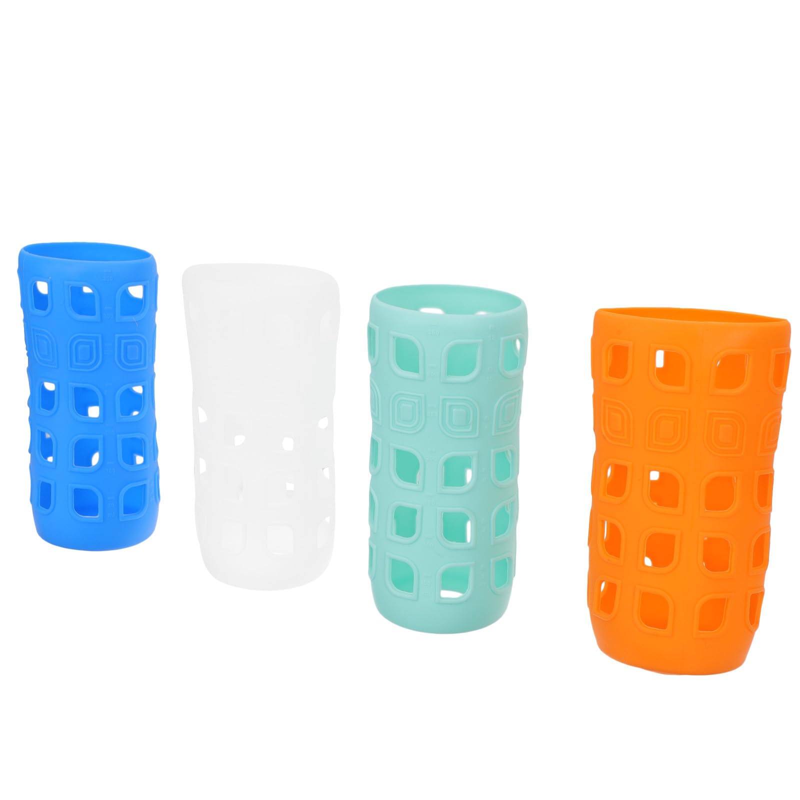 Housse de bouteille en silicone durable manchon isolant premium lot de 4 - 8
